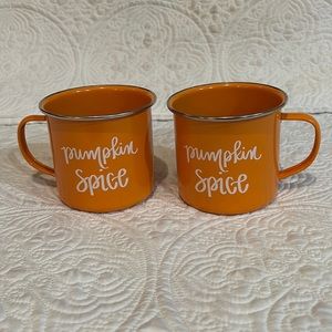 Sweet Water‎ Decor Pumpkin Spice mugs, set of two